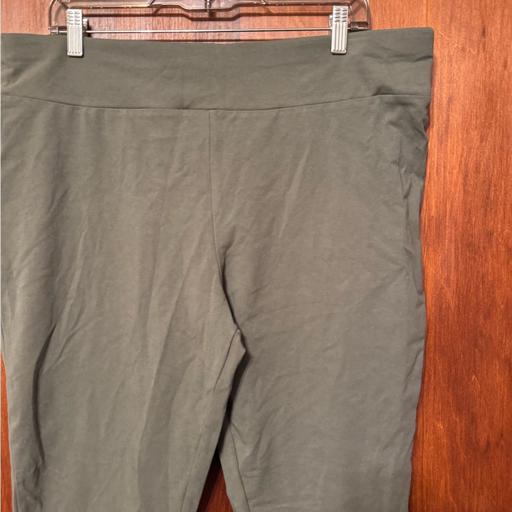 Women’s Olive Green Plus Size Leggings - Size 1x , Size 16, Size 18